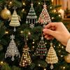 Set Creativo per Perline da Appendere Kit Ornamento con Perline Nuovo Kit Creativo di Natale Attività Festiva per le Feste