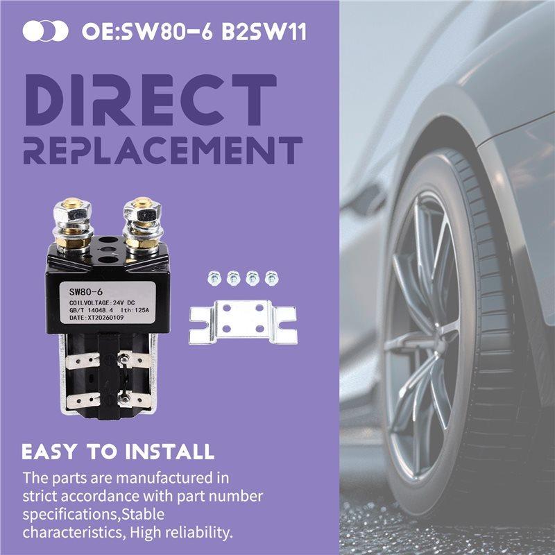 For Linde 7915692512 For Albright SW80-6, B2SW11 24V Contactors Solenoid Relay Switches