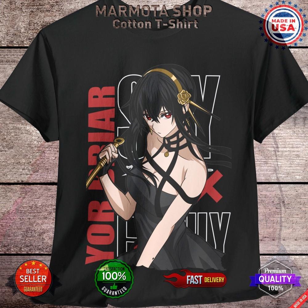

Yor Briar Spy X Family T-Shirt Forger Anya Anime Japanese Tee Shirt Waifu Unisex S