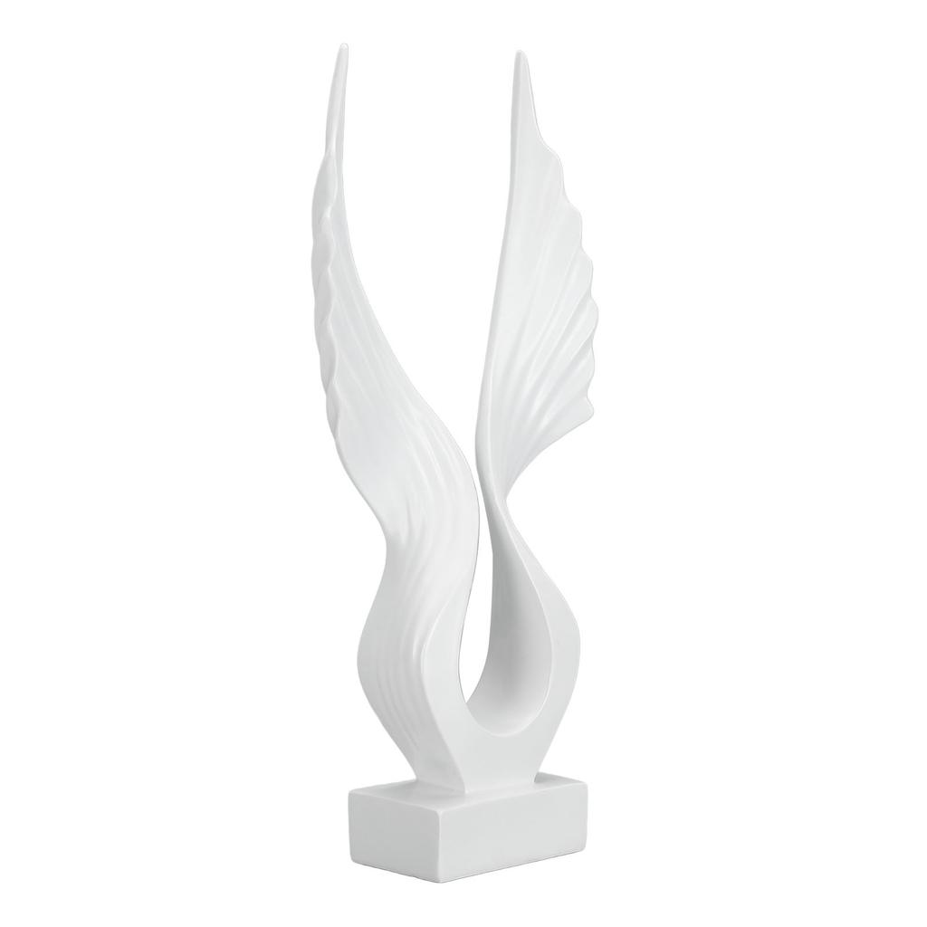 Abstract Wing Sculpture Artistic Decorative Resin Wing Statue Ornament for Living Room Office
