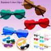 Colorful Heart Shaped Fashion Glasses Women Fun Party Accessories for Birthday Celebration New Year's Music Festival and Wedding