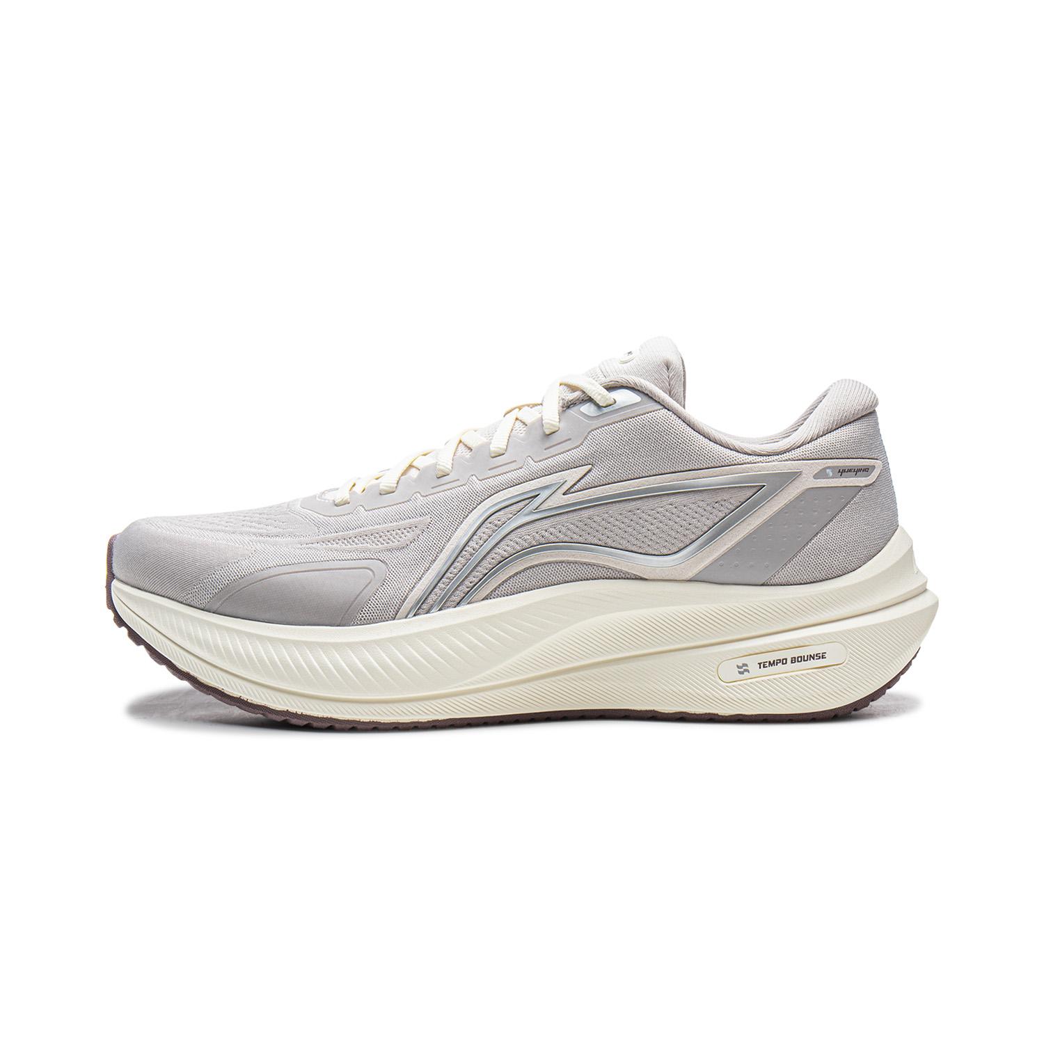 Li Ning Yueying 5 Cushioning Abrasion Resistant Low top Running Shoes Men s White Gray ARHW003-15 41