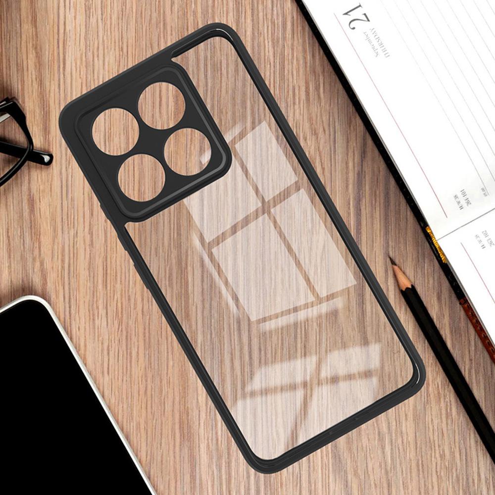 For Xiaomi 14T Clear Case TPU+PC Phone Cover Reinforced Corners