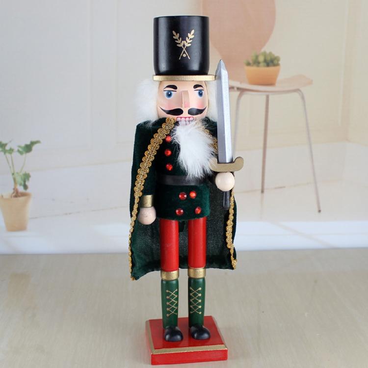 Figures Puppet Christmas Nutcrackers Christmas Wooden Nutcracker Soldier 38cm