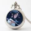Demon Slayer Peripherals Kamado Tanjirou Pocket Watch Watch Cartoon Necklace Student Simple Anime Creative Holiday Gift