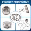ABLZ-6BX-E1631 STD Piston Kit With Rings For Yamaha 4 Stroke 4HP 6HP Outboard Motor 6BX-E1631-00-96 6BX-E1603-00-00