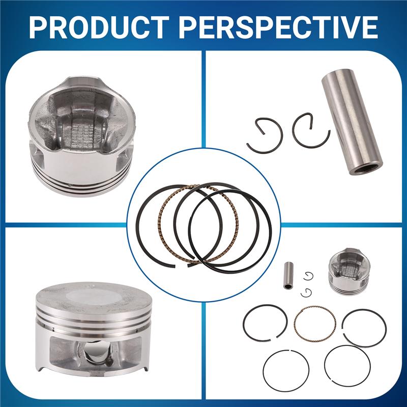ABLZ-6BX-E1631 STD Piston Kit With Rings For Yamaha 4 Stroke 4HP 6HP Outboard Motor 6BX-E1631-00-96 6BX-E1603-00-00