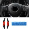 Real Hard Carbon Fiber Steering Wheel Paddle Cover for Mazda 3 Axela 6 GJ GL CX 5 MX 5 Car Interior Trim Accessories