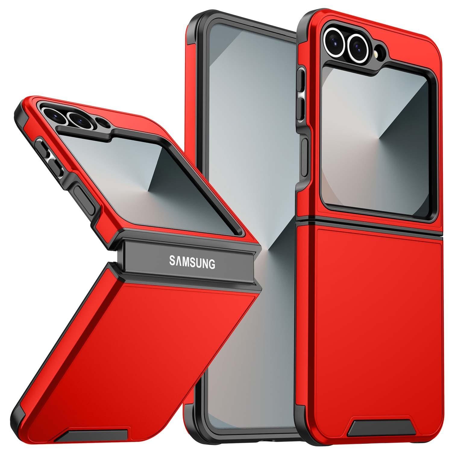 

Matte Armor Solid Color Hard Case for Samsung Galaxy Z Flip 7 6 5 4 flip7 ZFlip Ultra Slim Skin Feel Shockproof Cover Galaxy Z Flip4