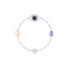 Bracelet Polyvalent Remix Bracelet Œil Maléfique Classique Signification Paix Et Navigation Sans Encombres Bracelet Femme Argent 5365749