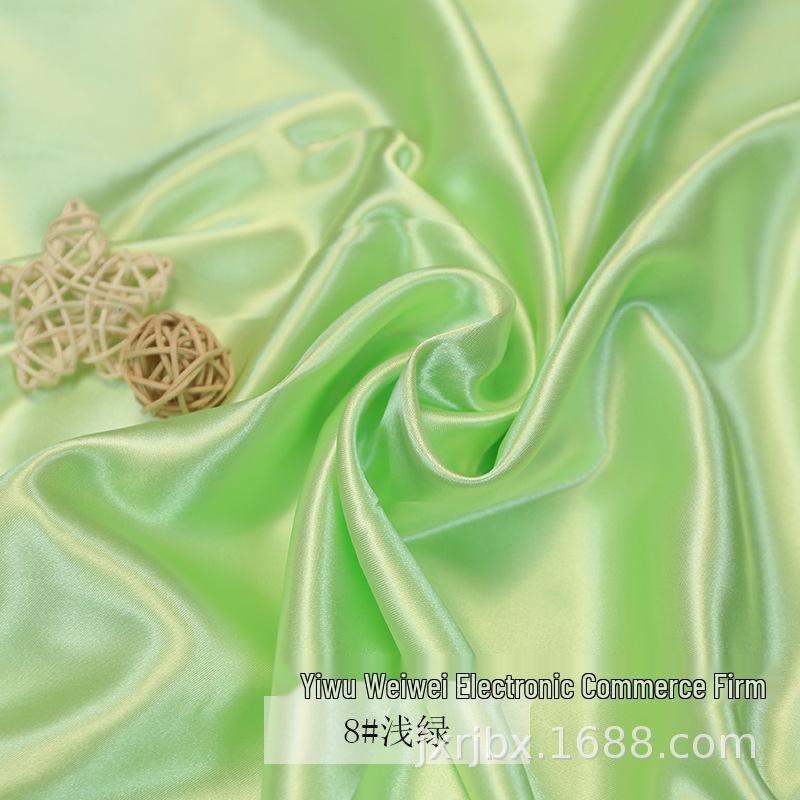 Plain Glossy Imitation Silk Satin Fabric for Clothing, Lining, & Decoration
