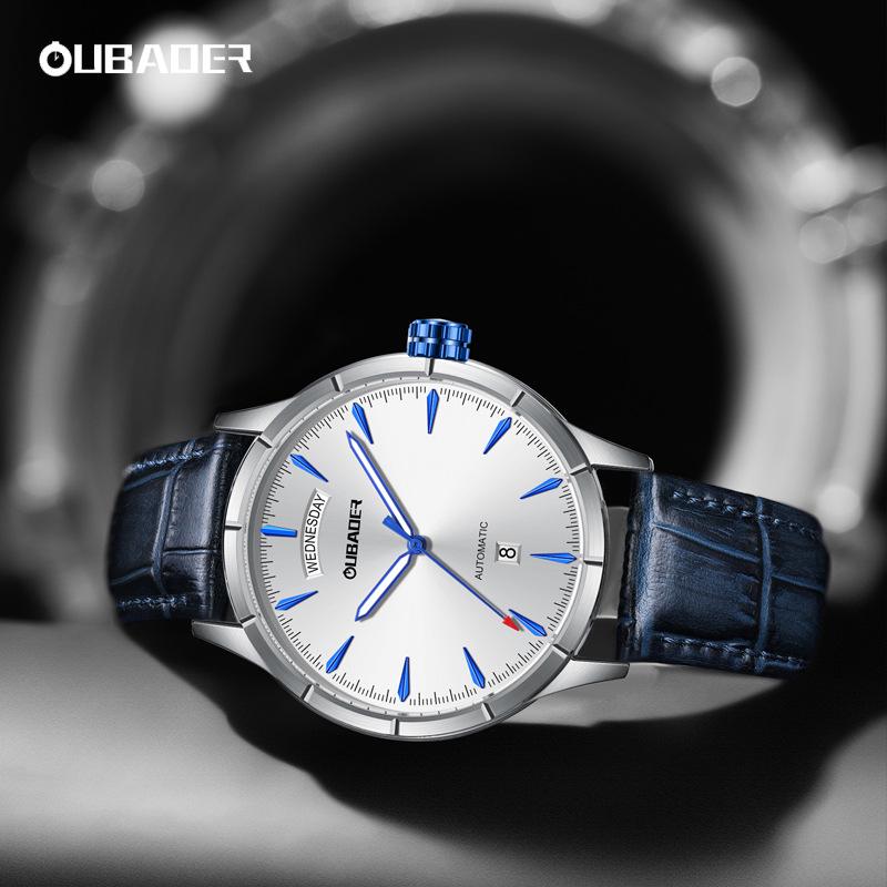 Genuine Men's Automatic Outdoor Sports Watch - Waterproof, Luminous, with Week and Calendar Display