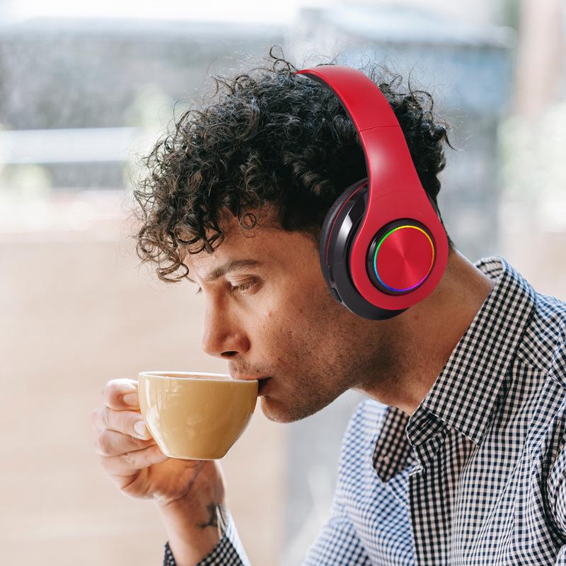 B39 Wireless Over-Ear Gaming Headset with Bluetooth and Heavy Bass