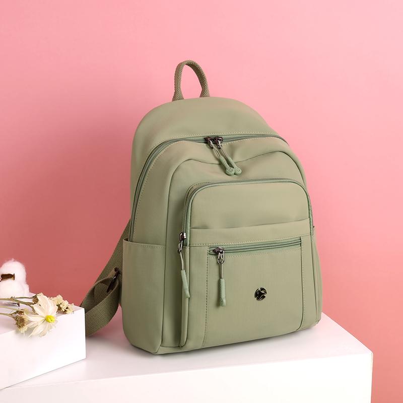 Women's Large Capacity Backpack Student Schoolbag Lightweight Nylon Travel Backpack