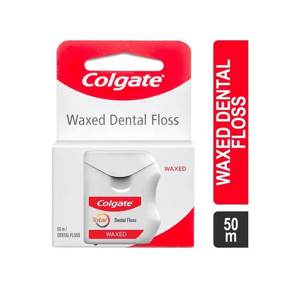 Зубная нить Colgate с воском, 100 м (Упаковка 50 м, 2 шт.)