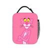Pinks Panthers Insulated Lunch Bags High Capacity Cartoon Reusable Thermal Bag Tote Lunch Box Work  Travel Food Storage Bags