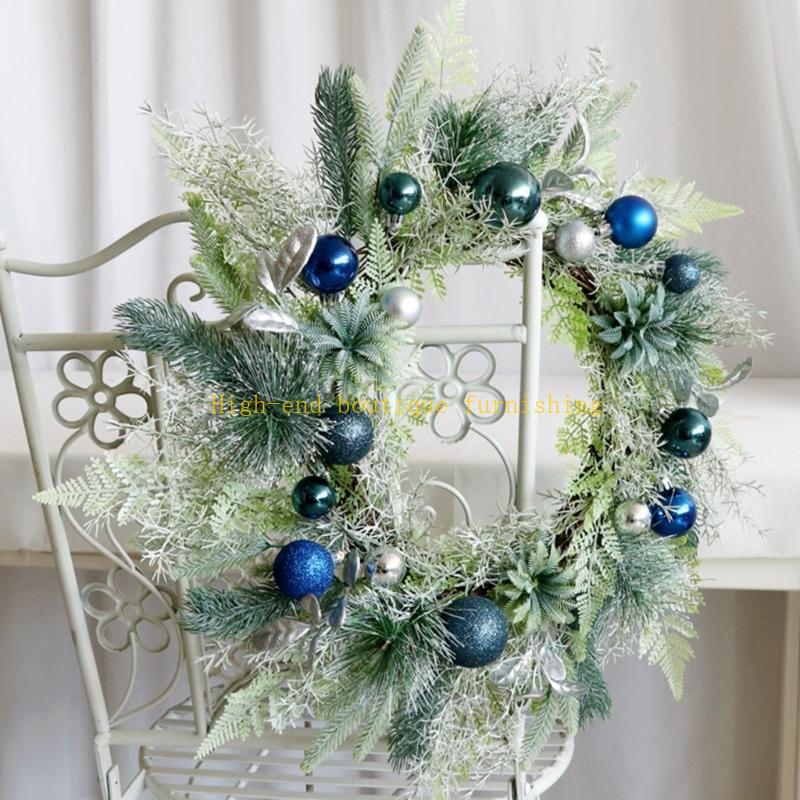 

Front Door Wreath Winter Holiday Wreath for Front Door Porch Backyard Christmas Festival Decorations China Mainland