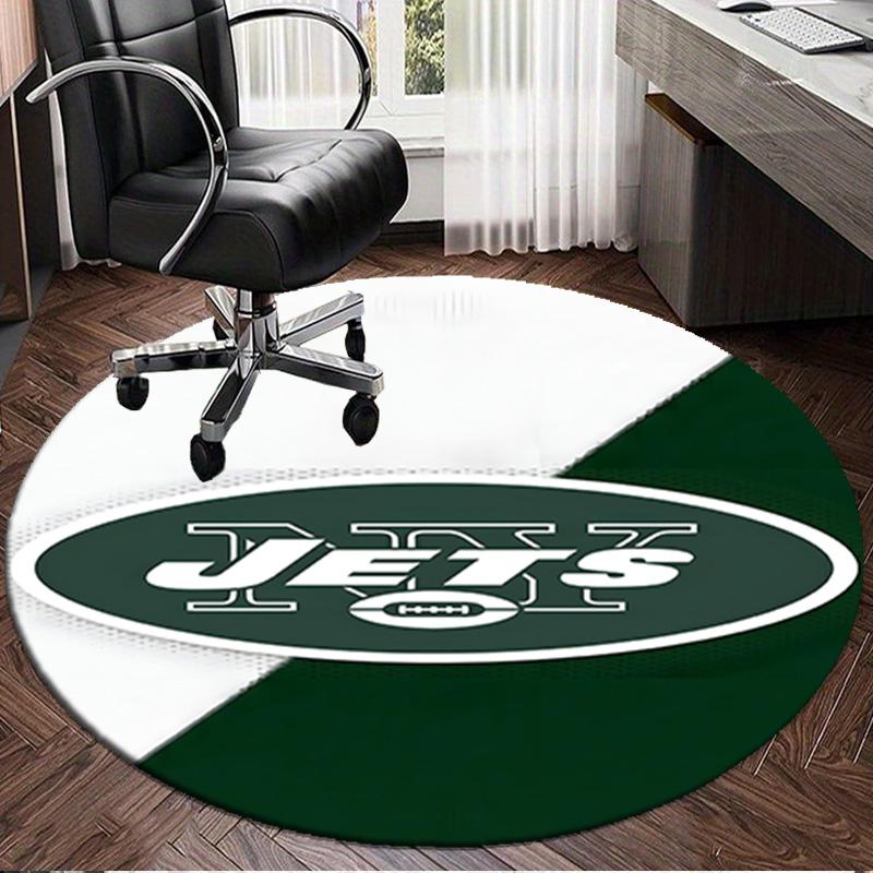 Jets Helmet Round Rug for Livingroom,Bedroom, Palyroom, Chair Rug, Area Rug, Circle Carpet, Large Size Fan Christmas Gift