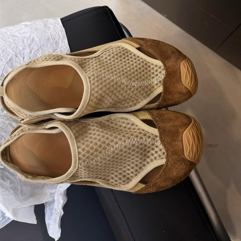 Fashion AIYUQI Women's Mesh Sandals 2025 New Non-slip Slip-on Casual Sneakers Shoes Women Large Size Breathable Beach Shoes Female