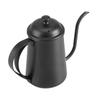 Black Color Gooseneck Spout Kettle Thickened Stainless Steel Home Brewing Kettle  Home Use