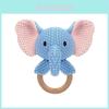 Baby Plüsch Stricktier Rassel mit weicher PP-Baumwolle für Komfort und Unterhaltung von Neugeborenen