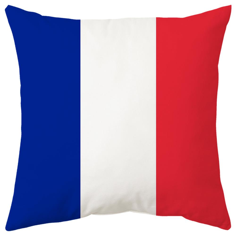 World Cup Pillow Flag National Pattern Printed Pillow Cover Seat Cushion Bedside Cushion Holiday Gift