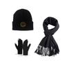 EILEI Autumn/Winter Scarf, Hat & Gloves 3-Piece Set