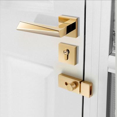 Verrous de porte épaissis Loquet de capture Verrou de porte coulissante sans perçage Boucle Serrures de porte Toilettes