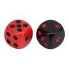 48PCS 6 Sided Dices Black and Red Plastic Waterproof Table Game Dice Set for Party Bars Club