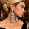 Pendientes de Borlas de Flores, Pendientes de Moda y Exquisitos, Pendientes de Lujo Ligero y de Gama Alta para Mujer