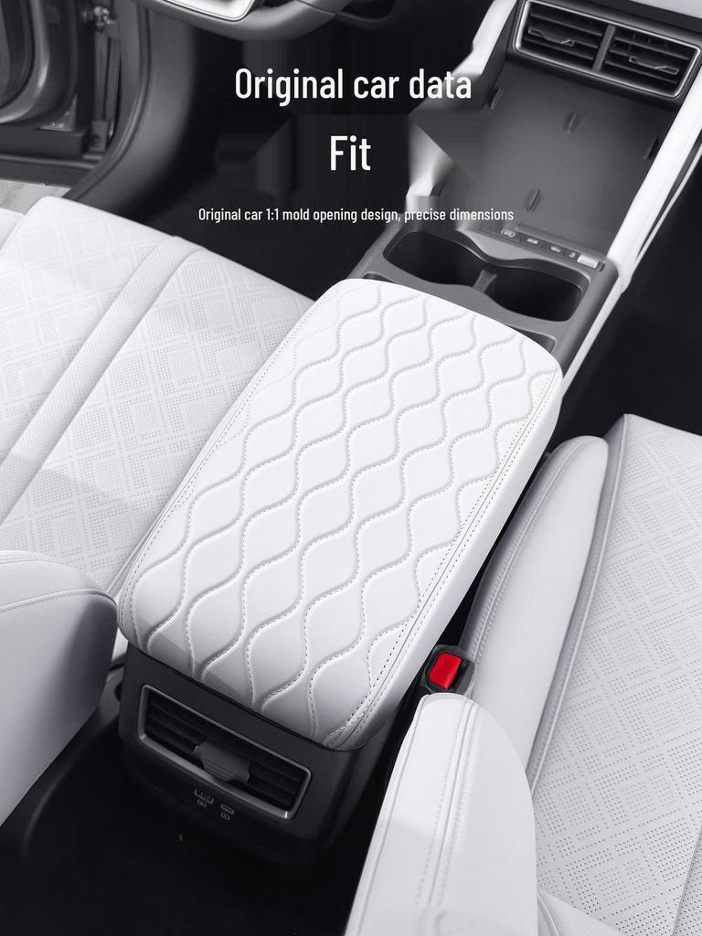 BYD Yuan UP Armrest Leather Pad - Interior Console Protection.