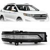 Passenger Side Mirror Light Turn Signal Lamp Compatible with Ford Edge 2015 2016 2017 2018 Right Side Turn Light Replace FT4Z-13B375-A FT4Z13B375A