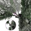 VidaXL Artificial Hinged Christmas Tree with Flocked Snow 120 Cm 358379