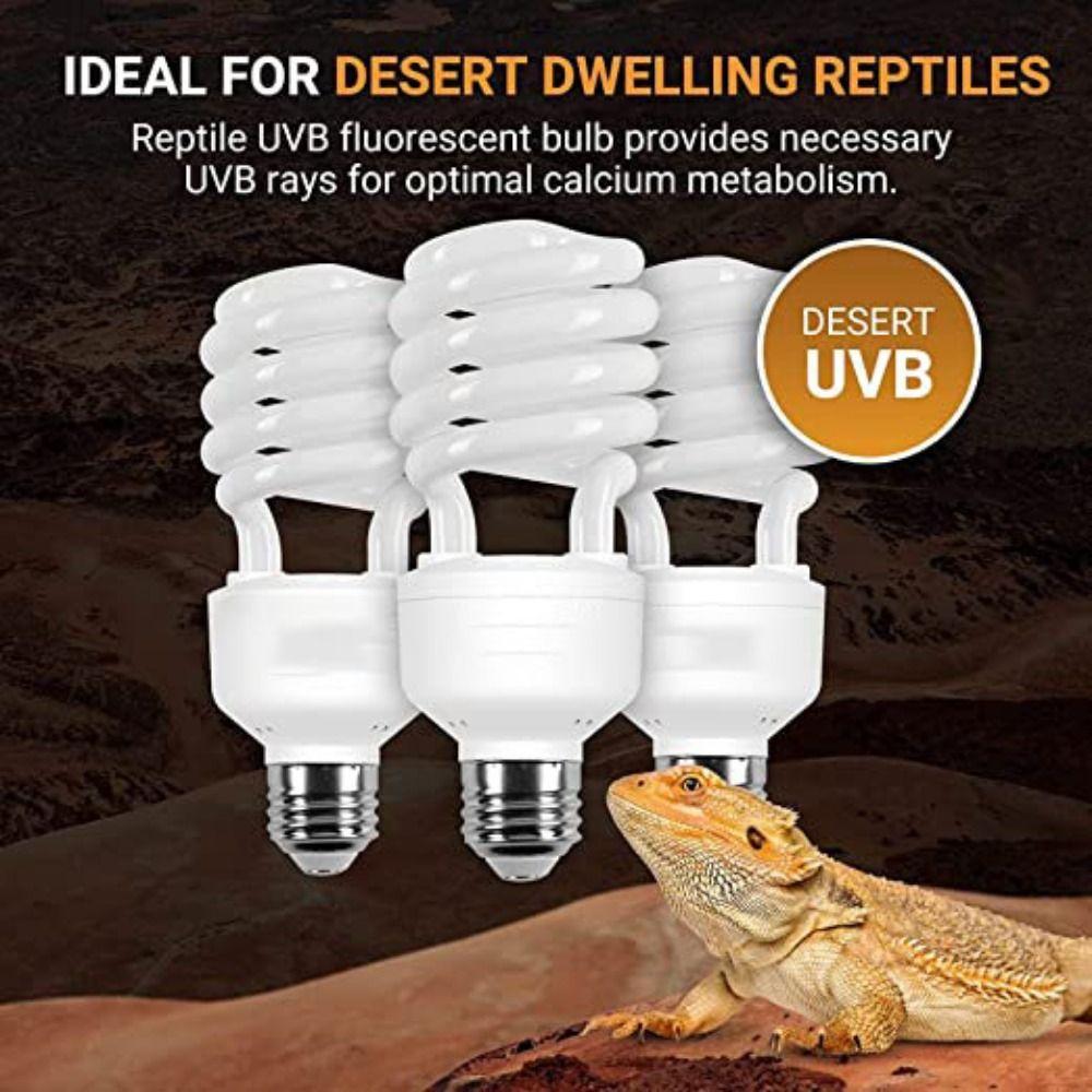 13/26W Energy Saving Heating Lamp Succulent UV Light Reptile Light Heat Calcium Lamp Bulb uygun