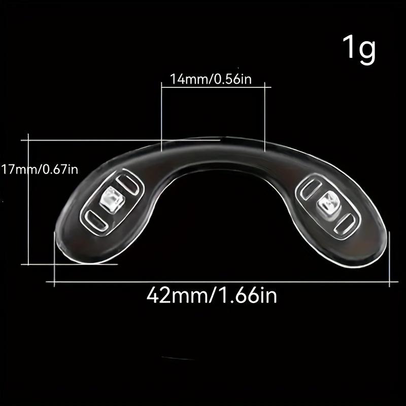 10pcs U-Shaped Silicone Nose Pads for Glasses - Comfortable, Reduces Indentation, and Fits Most Glasses