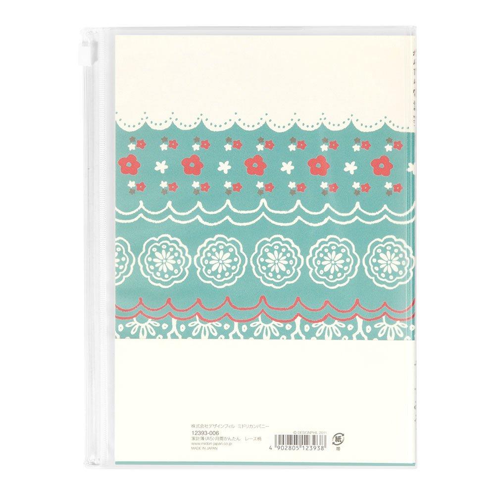 Midori Household Account Book, A5 Monthly