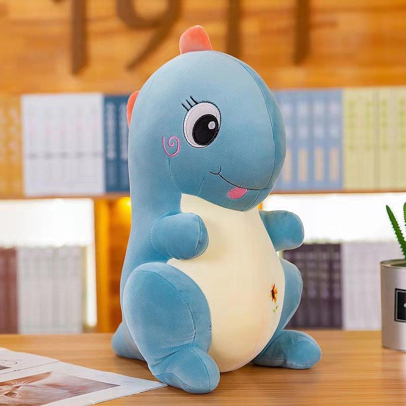 

Cute little dinosaur doll soft cute babe dragon plush toy doll forest baby 30cm синій