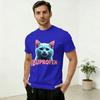 Funny Ibuprofen Cat Meme T Shirt Summer Hip Hop T-Shirts Unisex Pure Cotton Breathable Oversized Clothes Short Sleeve Funny Tops