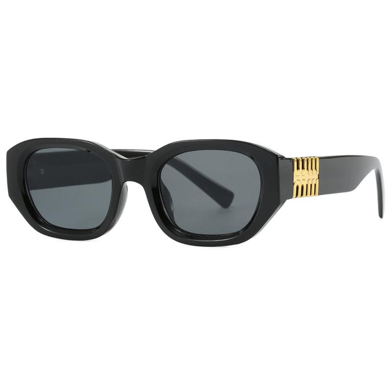 Square Beach Sunglasses Vintage Concave Spice Girls Sunglasses Vacation Sunscreen Sunglasses