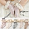 Bunte Babysocken für Mädchen Babymädchen Rüschensocken Kind Kleinkind Rüschenspitze Rüschenkleid Baumwollsocken für Frühling Herbst