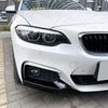 For BMW 2 Series F22/F23 M235i M240i M-Sport 2014- Front Bumper Cover Guard Fog Lamp Cover Trim Front Canards Splitter