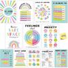 Fuwane 12Pcs Mental Health Posters, 10"X14" Therapy Office Decor, Counseling Offices Must Haves School Classroom Office Wall Art Decor Mental Health