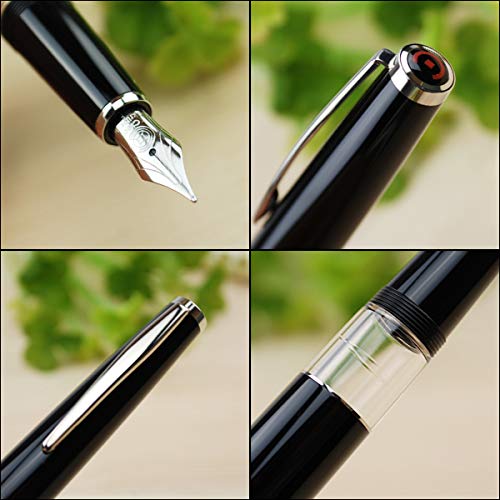 Cleo Skribent pióro wieczne Classic Palladium Black CT Inhalacja Typ B Bold
