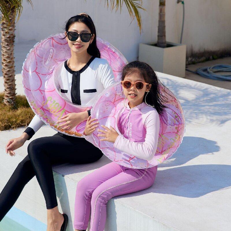 Rooxin Mermaid Swimming Ring Inflatable Pool Float For Adult Kids Swimming Circle Baby Swim Tube Water Play Swimming Pool Toys
