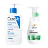 CeraVe Feuchtigkeitslotion & Dove Reinigungsschaum Bundle