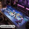 Custom Text Big Mousepad, Extended Desk Pad For Laptop Work GameHonkai Star Rail