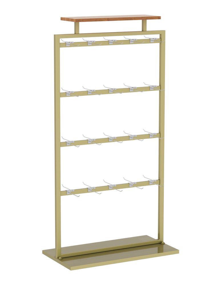 Wrought Iron Floor-standing Sock and Underwear Display Rack for Clothing Stores, Creative Commercial Jewelry Hanging Rack