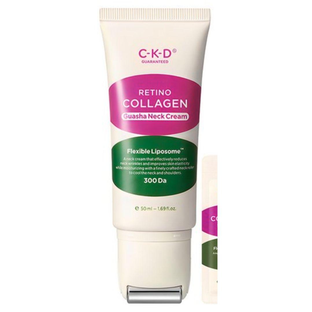 CKD Retino Collagen Low Molecular 300 Gua Sha Neck Cream Anti-Wrinkle & Firming Care 50ml
