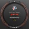 Carbon Fiber Buick Steering Wheel Cover for Regal, Excelle, GL8, and Envision - Universal Fit for All Seasons