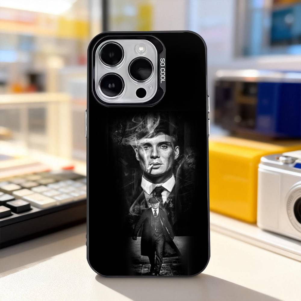 

TV P-Peaky B-Blinders Cool Phone Case For iPhone 17,16,15,14,13,12,11,Pro,XS,Max,Plus,Mini,SE4,E IMD Matte Black iPhone15pro
